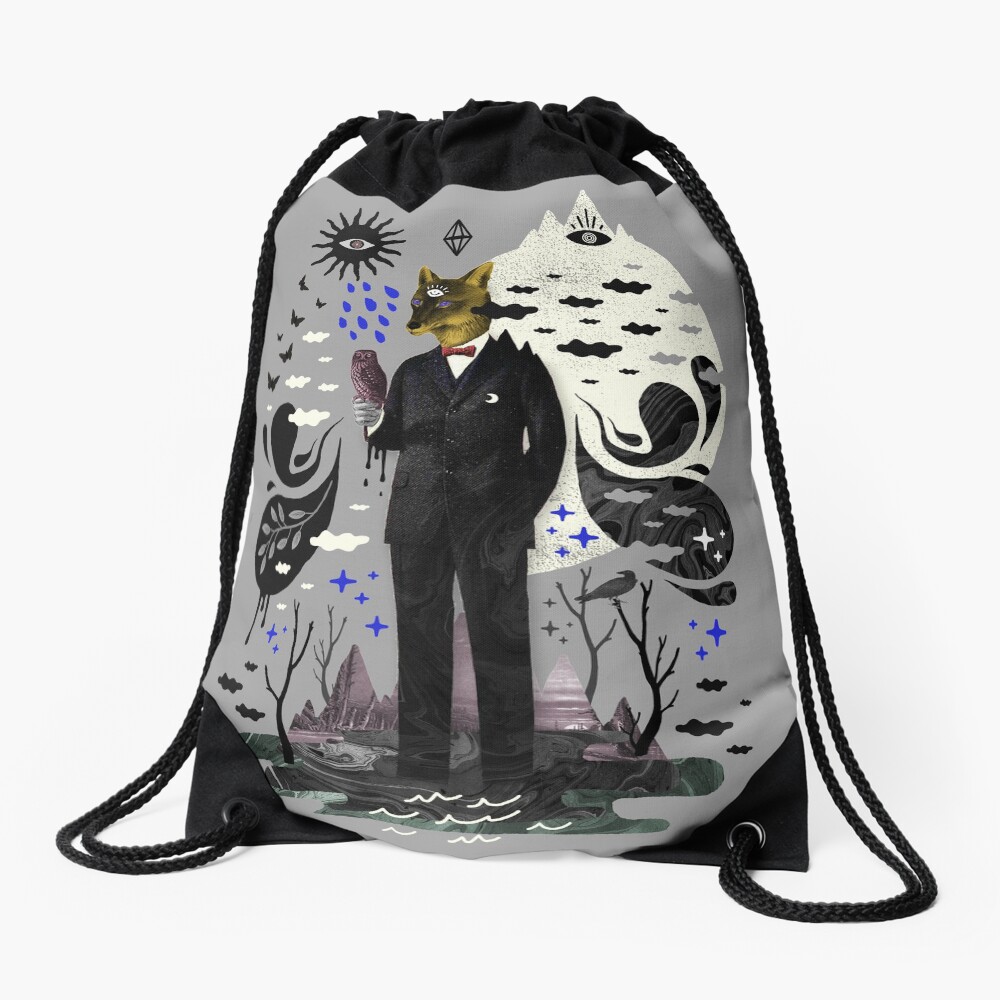 Trusting My Deception Drawstring Bag