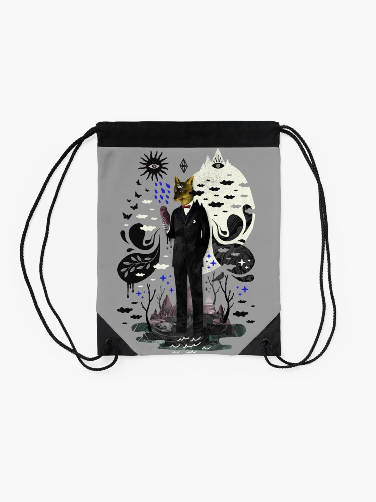 Alternate view of Trusting My Deception Drawstring Bag