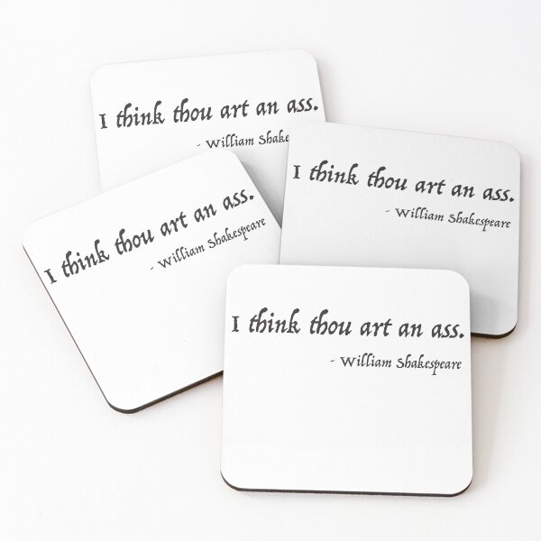 Item preview, I think thou art an ass - Shakespeare designed and sold by cloudninelife.