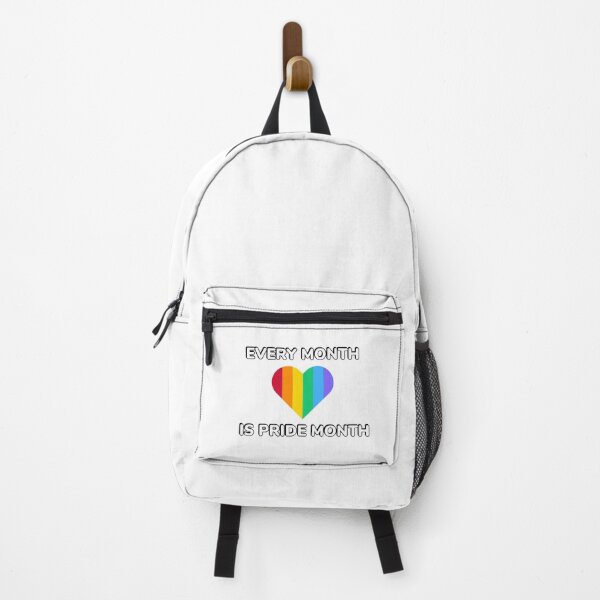 Item preview, Every month is pride month - Rainbow Heart LGBT+ designed and sold by Inspirationmotivation.