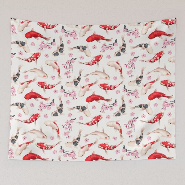 Item preview, Koi fish Pattern designed and sold by graphic-genie.