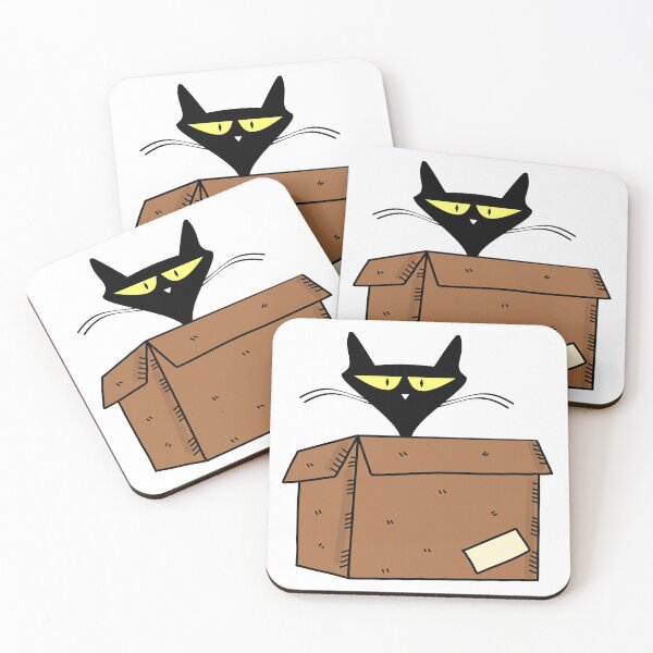 Item preview, Funny Cat Cardboard Box designed and sold by VikGen.