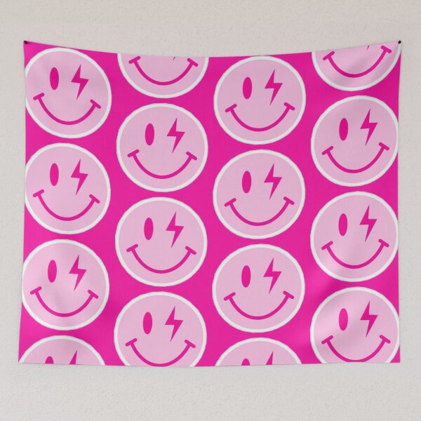 Item preview, pink lightning face designed and sold by aloha-designs.