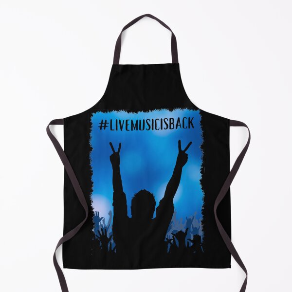 Item preview, #LiveMusicIsBack. Crowd Celebrating The Return Of Live Music in a Concert designed and sold by GuitarSwitch.