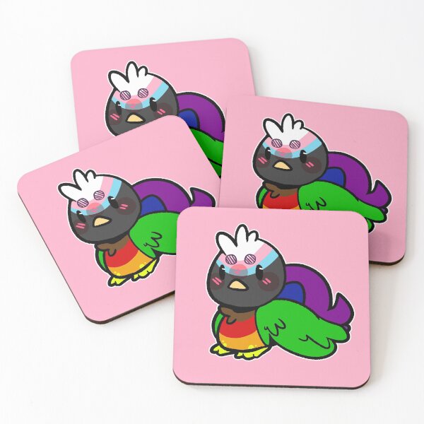 Item preview, pride birb- Progress Flag Variant designed and sold by Oh-Dear.