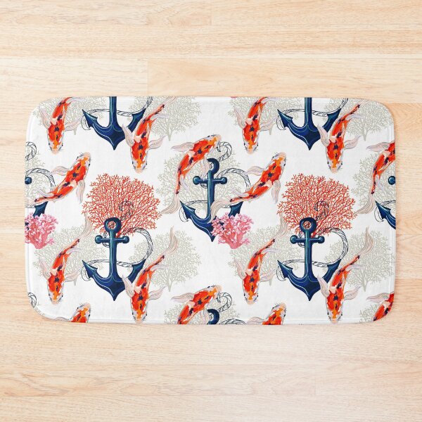 Item preview, Koi Fish Pattern, Tropical Pattern With Koi Fish, Koi Fish Pattern designed and sold by graphic-genie.