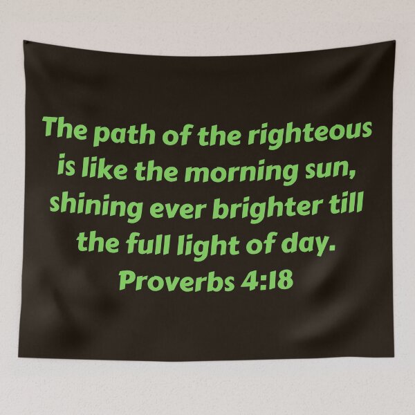 Item preview, Bible Verse Proverbs 4:18 designed and sold by Prayingwarrior.