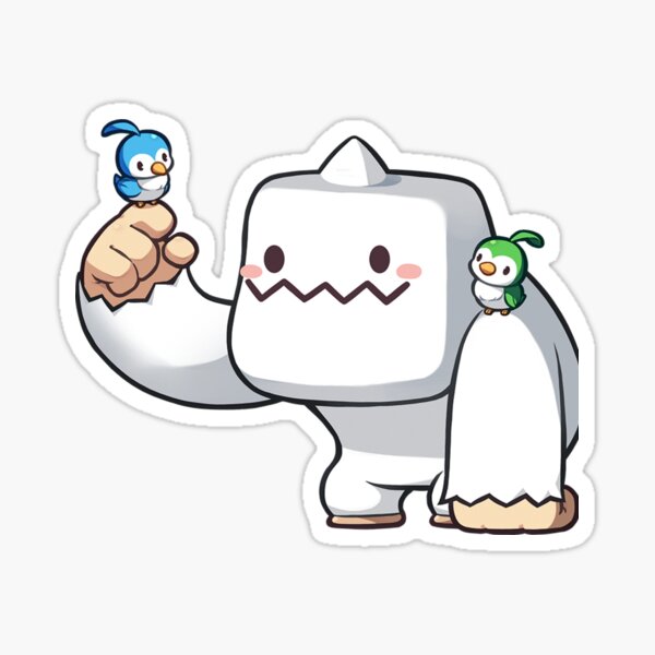 MapleStory Yeti Small Sticker for Sale by Kelly Meehan