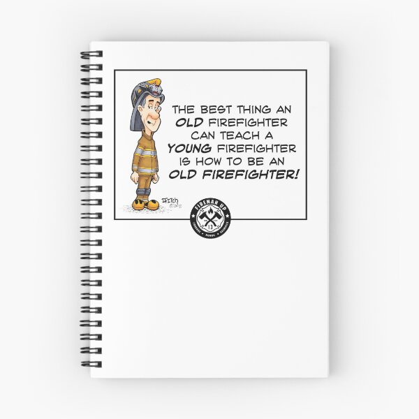 Item preview, Old Firefighter Wisdom designed and sold by FiremanUP.