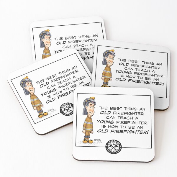 Item preview, Old Firefighter Wisdom designed and sold by FiremanUP.