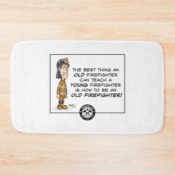 Item preview, Old Firefighter Wisdom designed and sold by FiremanUP.