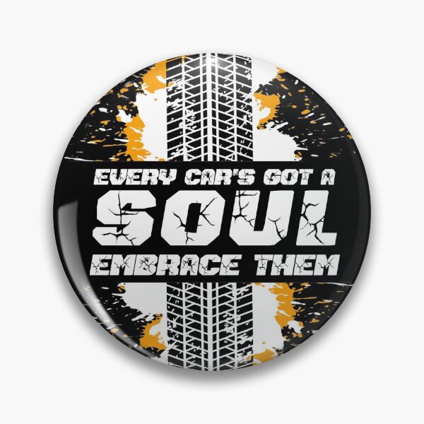 Item preview, Every Car Got a Soul Embrace Them, Black, White And Yellow Design designed and sold by TiiNGA.