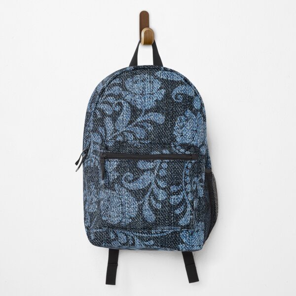 Item preview, Denim Lace Print designed and sold by FunWithChemo.