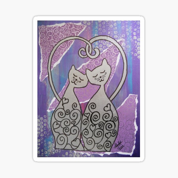 SpiralKittyLove Sticker