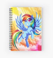 Rainbow Dash Spiral Notebook