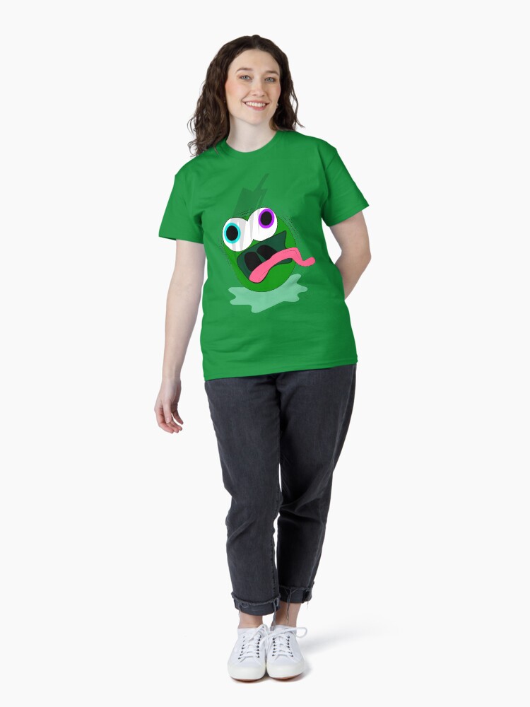 Thumbnail 4 of 7, Classic T-Shirt, Finley The Forked Over Pea designed and sold by batweasel.