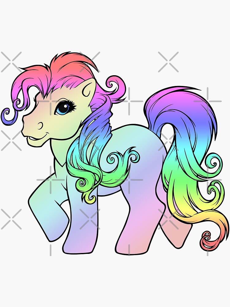 Super Rainbow Gay Pride Pony by cybercat