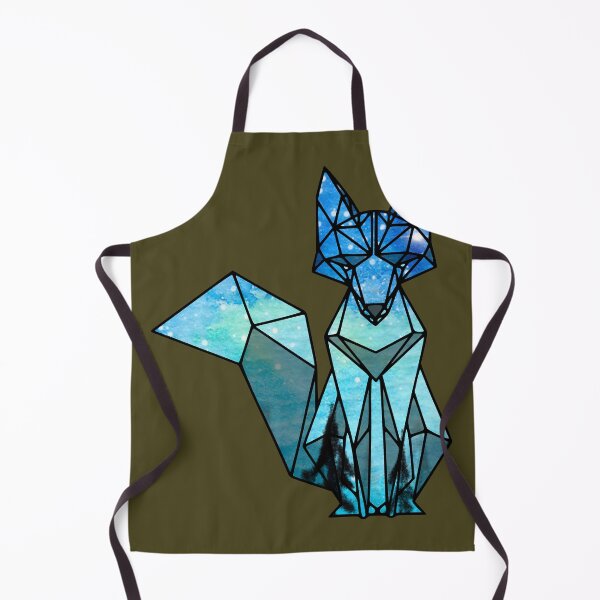 Item preview, Night Crystal Fox - Blue Polygon designed and sold by Chubuter.