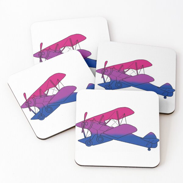 Item preview, Bi-plane - Pride Flag designed and sold by alybugg.