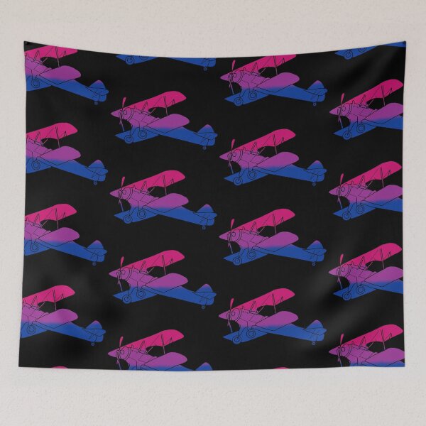 Item preview, Bi-plane - Pride Flag designed and sold by alybugg.