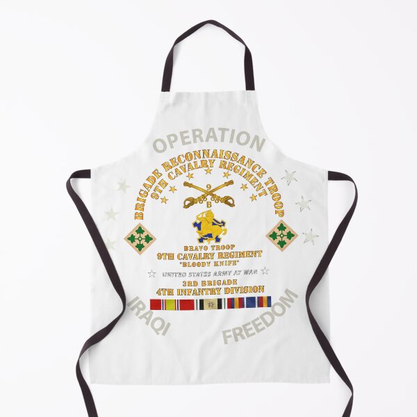 Item preview, Army - BRT - 9th Cav, B Trp, 3rd Bde - 4th Inf Div - OPERATION IF w IRAQ SVC designed and sold by Military Insignia Products.