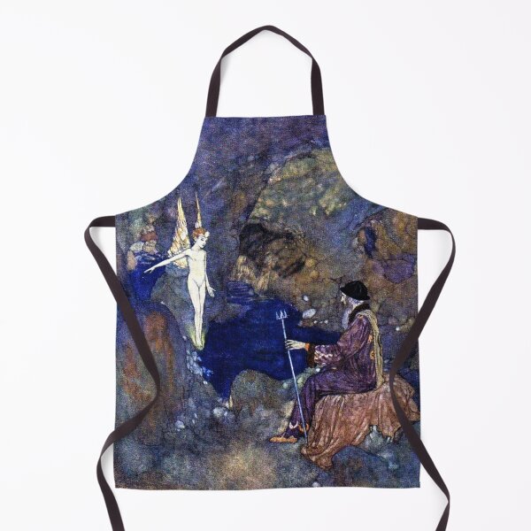 Item preview, Ariel and Prospero - The Tempest - Edmund Dulac designed and sold by forgottenbeauty.