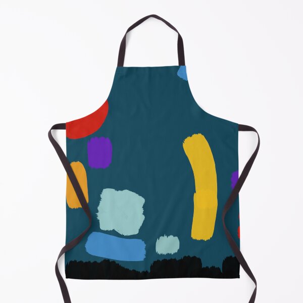 Painting Sea Blue Apron