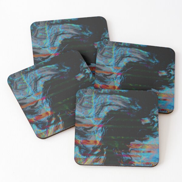 Item preview, FLUID - Glitch Art Abstract Fluid Paint designed and sold by raspberry-tea.