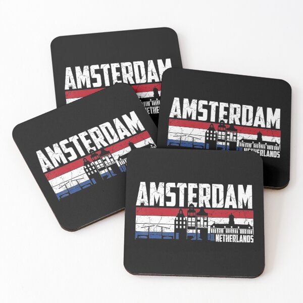 Item preview, Amsterdam Skyline Holland Tourist Vacation designed and sold by LbentaChard.