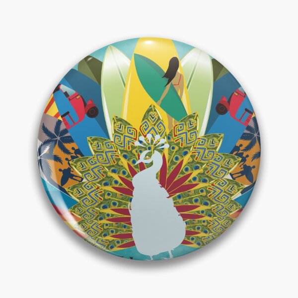 Item preview, Peacock Sri Lankan Map With Decorative Tail Feathers designed and sold by Ceylon-Picture.