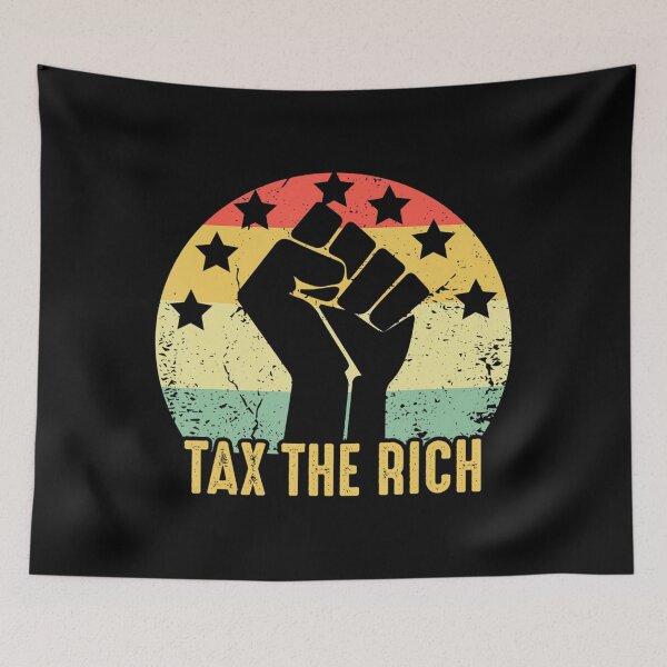 Item preview, AOC Tax The Rich Retro Vintage Anti designed and sold by LbentaChard.