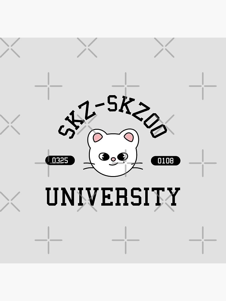Sweat à capuche épais avec l'œuvre « Stray Kids Université SKZOO