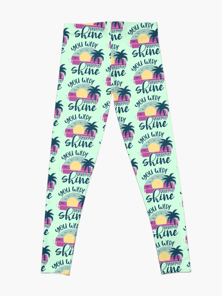 Discover Summer At The Beach Leggings