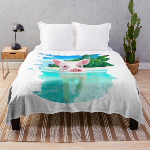 Item preview, Bahamas Swimming Pigs Pig Swim Beach Holidays designed and sold by LbentaChard.