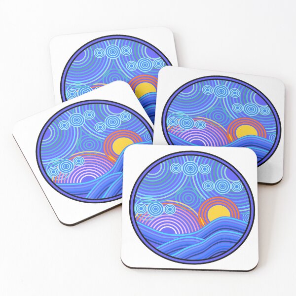 Item preview, Groovy Circle Ocean designed and sold by ArashiiGames.