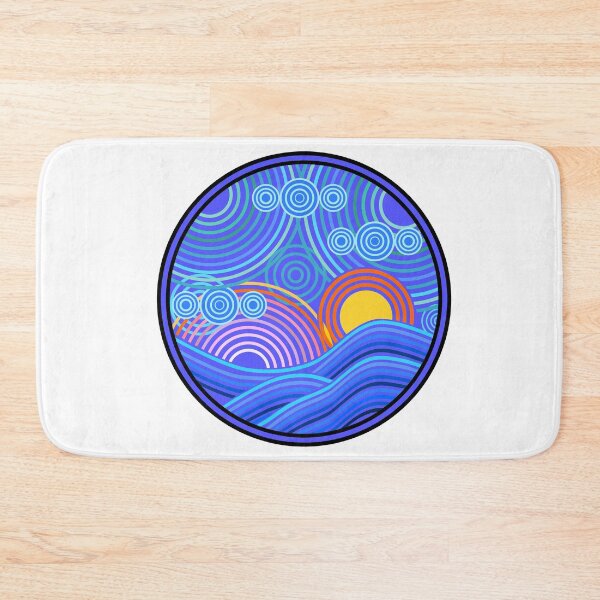 Item preview, Groovy Circle Ocean designed and sold by ArashiiGames.