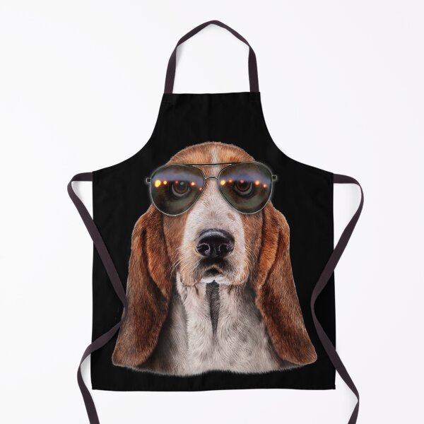 Item preview, Basset Hound Dog Wearing Swag Aviator Sunglass designed and sold by LbentaChard.