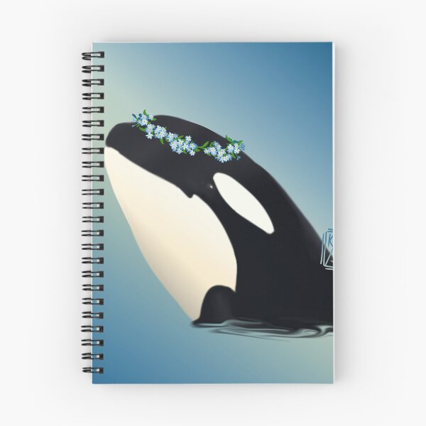 Item preview, Orca and Forget Me Nots  designed and sold by Krystal  Thomas.