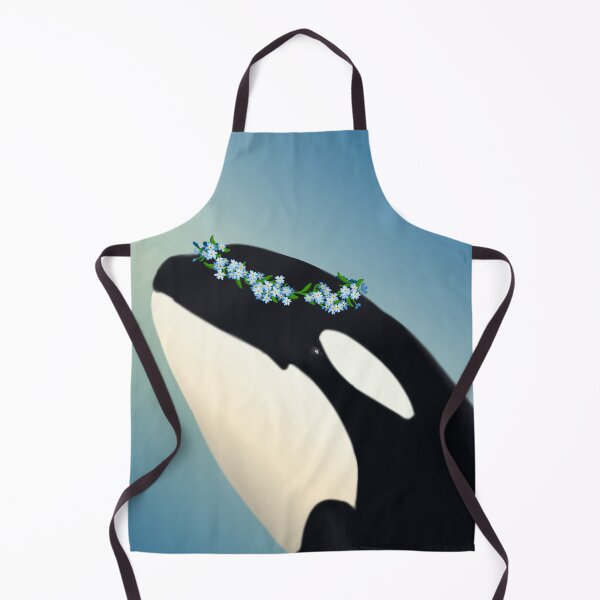 Item preview, Orca and Forget Me Nots designed and sold by Krystal Thomas.