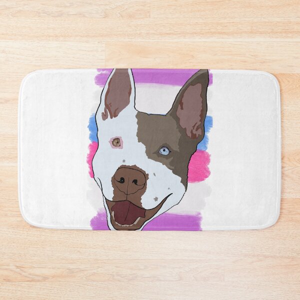 Item preview, Bigender pride pitbull  designed and sold by LeahcarsArt.