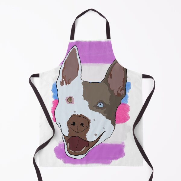 Item preview, Bigender pride pitbull designed and sold by LeahcarsArt.