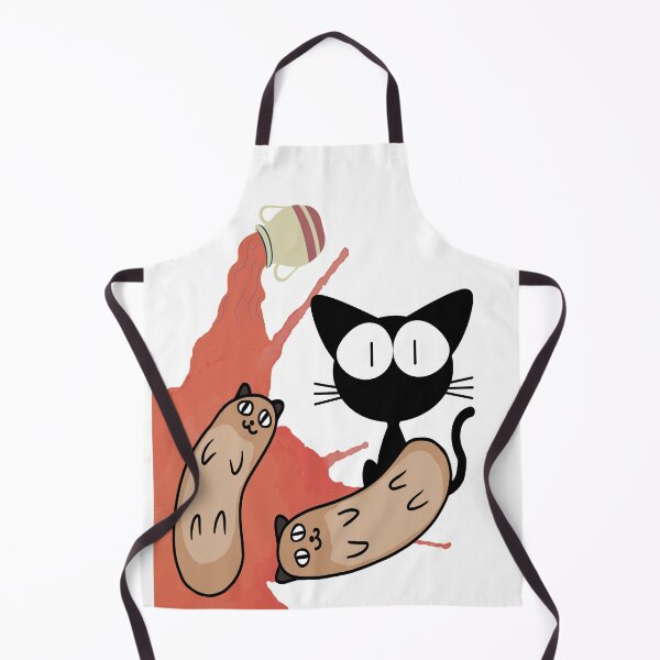 Item preview, CATS IN SPLASH WATERCOLOR WITH VASE designed and sold by Makicalgui.