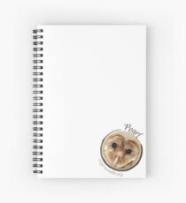 Pearl the Barn Owl Spiral Notebook