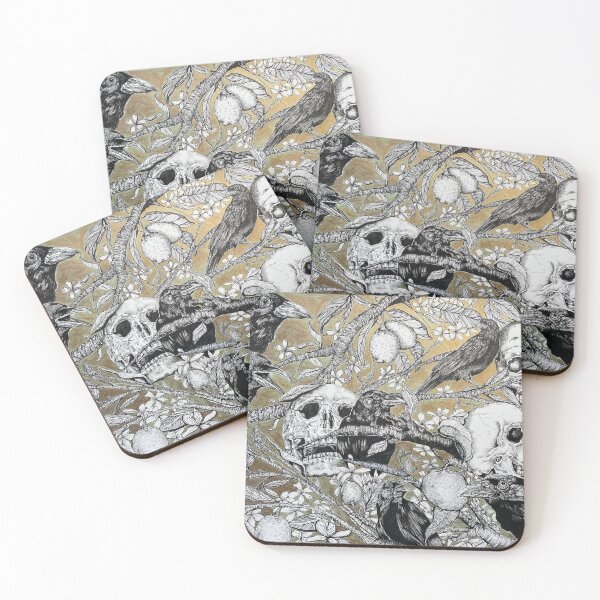 Item preview, Skulls, Birds, and Plants designed and sold by Alweldner.