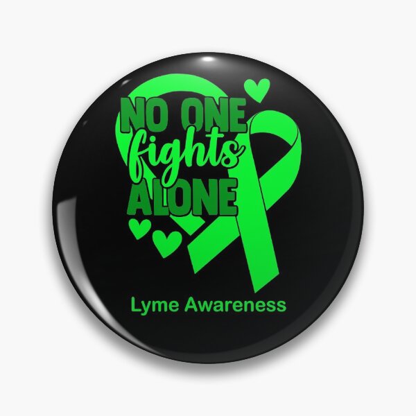 Item preview, No One Fight Alone Lyme Awareness designed and sold by Sabfit.