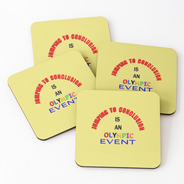 Item preview, JUMPIMG TO CONCLUSION IS AN OLYMPIC EVENT designed and sold by sandiey.