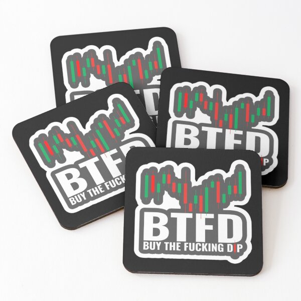 Item preview, Buy The Dip Bitcoin To The Moon Cryptocurrency Stock Market designed and sold by NDS-Merch.