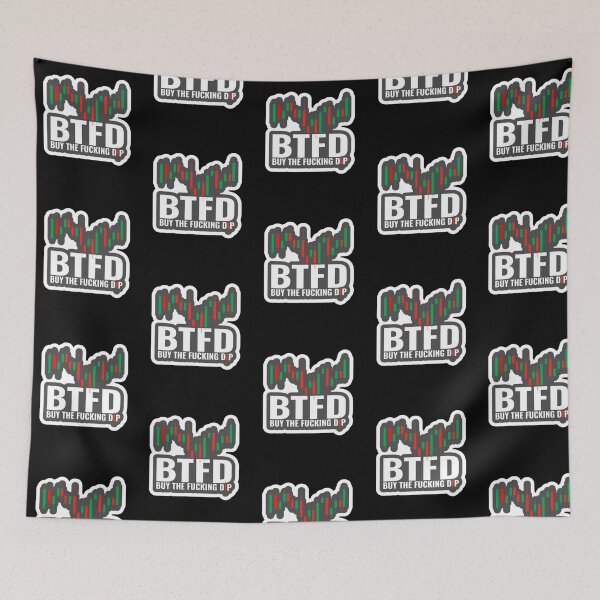 Item preview, Buy The Dip Bitcoin To The Moon Cryptocurrency Stock Market designed and sold by NDS-Merch.