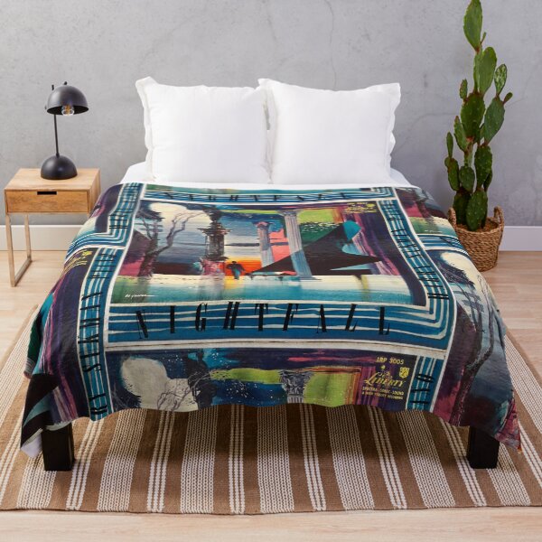 Item preview, Nightfall. piano, grand piano, pillars, colors, lounge, bachelor pad, jazz designed and sold by Vintaged.
