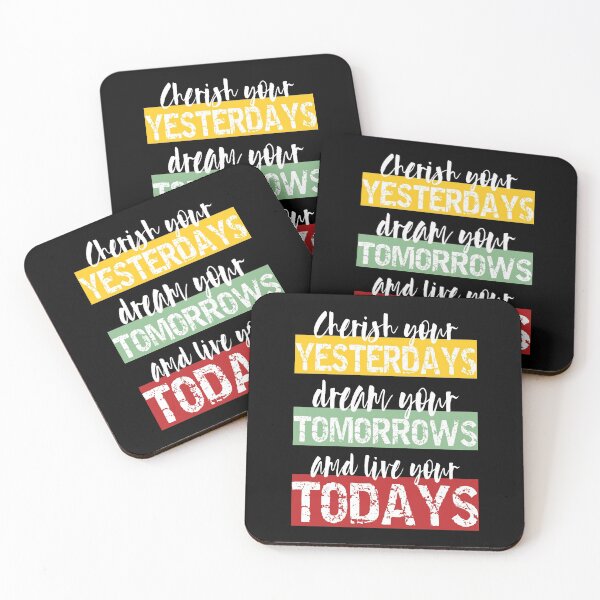 Item preview, Living Fully - cherish your yesterdays, dream your tomorrows and live your todays designed and sold by PlusAdore.